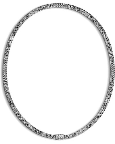 John Hardy Classic Chain Necklace - White