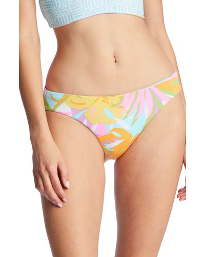 Billabong Dreamland Lowrider Reversible Bikini Bottoms - Multicolor