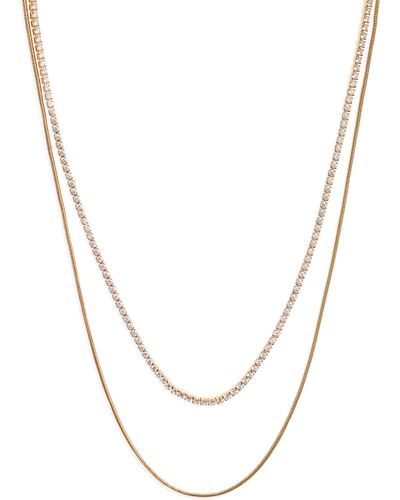 Nordstrom Layered Necklace - White