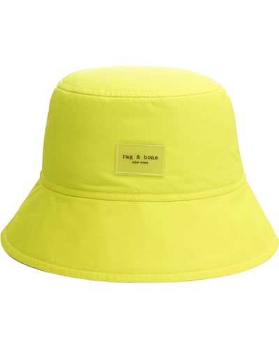 Rag & Bone Addison Bucket Hat - Yellow