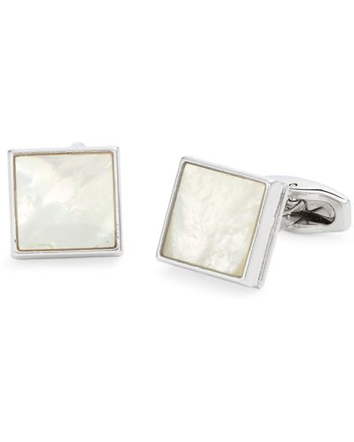 CLIFTON WILSON Mother-of-pearl Cuff Links - Metallic