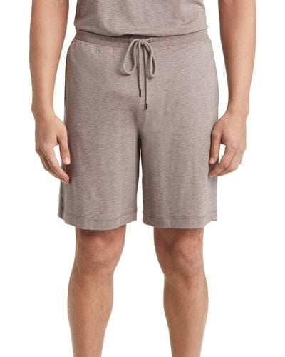Daniel Buchler Knit Pajama Shorts - Gray