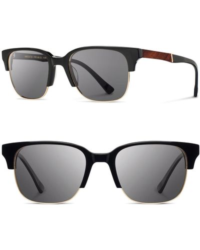 Shwood 'newport' Sunglasses - Black