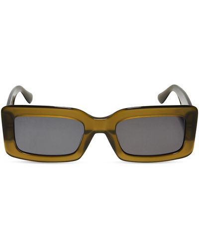 DIFF Indy 51mm Rectangular Sunglasses - Black