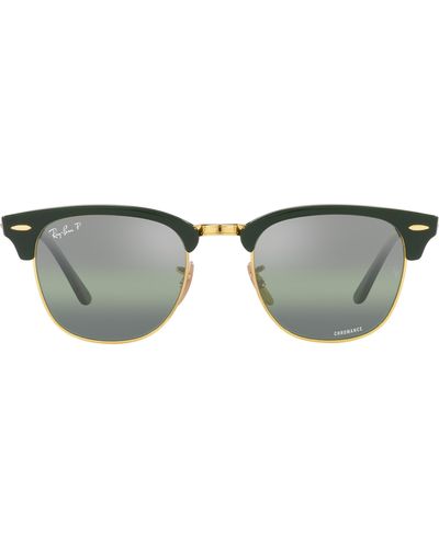 Ray-Ban Clubmaster 51mm Polarized Square Sunglasses - Green