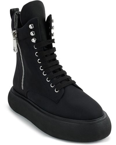 DKNY Aken Sneaker Boot - Black