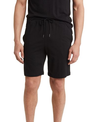 Nordstrom Organic Cotton & ® Modal Lounge Shorts - Black