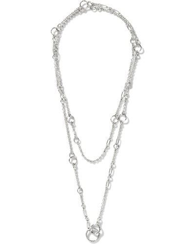 John Hardy Classic Chain Hammered Sautoir Necklace At Nordstrom - Blue