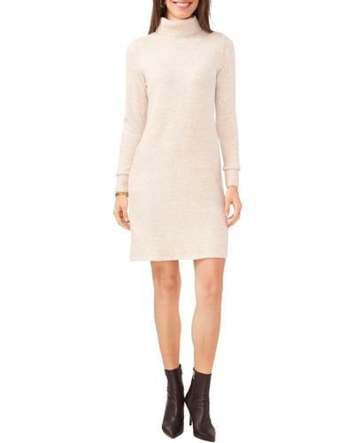Vince Camuto Long Sleeve Sweater Dress - Natural