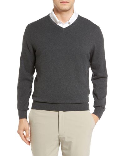 Cutter & Buck Lakemont V-neck Sweater - Black