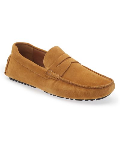 Nordstrom Driving Penny Loafer - Brown