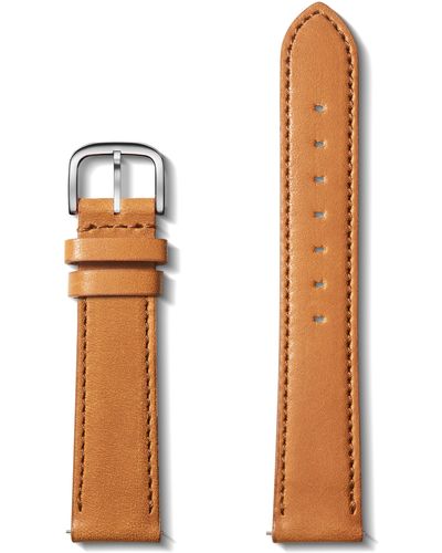 Shinola 18mm Essex Leather Watch Strap At Nordstrom - Multicolor