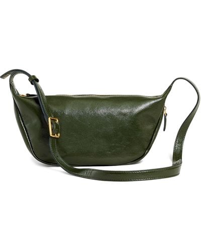 Madewell The Sling Leather Crossbody Bag - Green