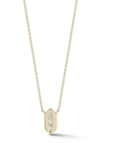 Dana Rebecca Sadie Diamond Pendant Necklace - White