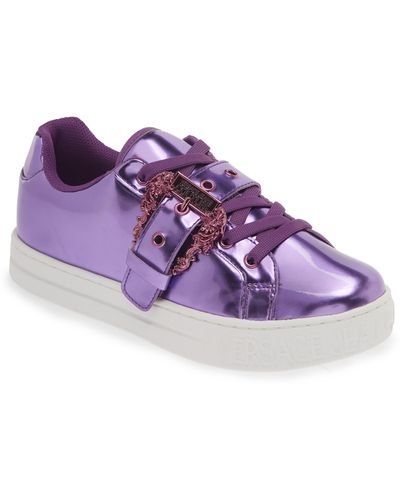 Versace Couture 1 Buckle Sneaker - Purple