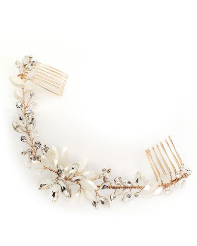 Brides & Hairpins Rhea Halo With Combs - Natural