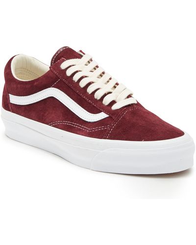 Vans Premium Old Skool Suede Sneaker - Red
