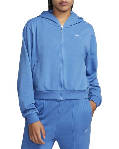 Nike Sportswear Chill French Terry Full Zip Hooded Jacket - Blue