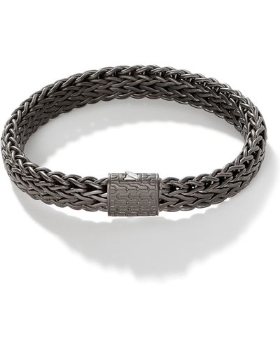 John Hardy Classic Chain Large Flat Chain Bracelet - Metallic