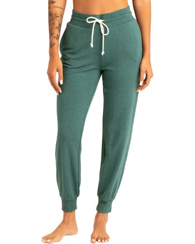Threads For Thought Connie Feather Fleece sweatpants - Green