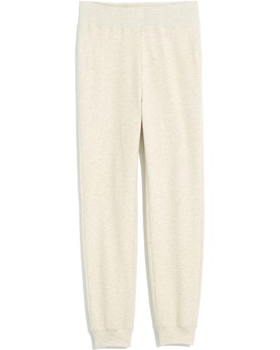 Madewell Cloud Rib jogger Pajama Pants - Natural