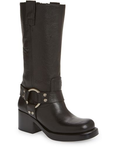 Jeffrey Campbell Reflection Western Boot - Black