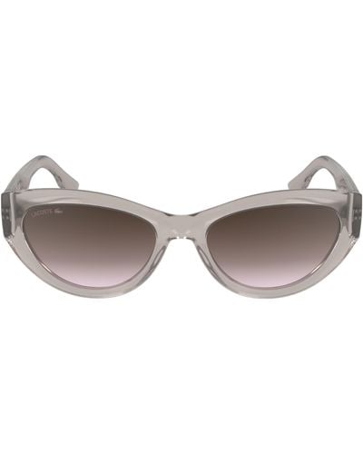 Lacoste Sport 54mm Cat Eye Sunglasses - Multicolor