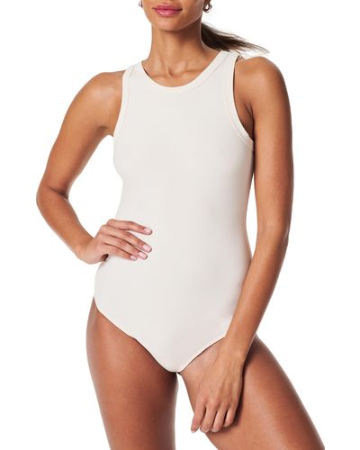 Spanx Spanx Suit Yourself Tank Thong Bodysuit - White