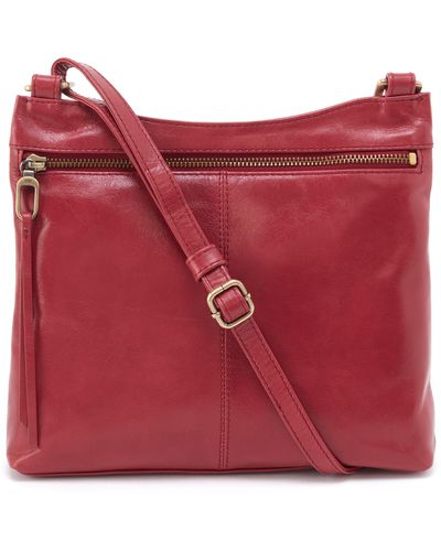Hobo International Cambel Leather Crossbody Bag - Red