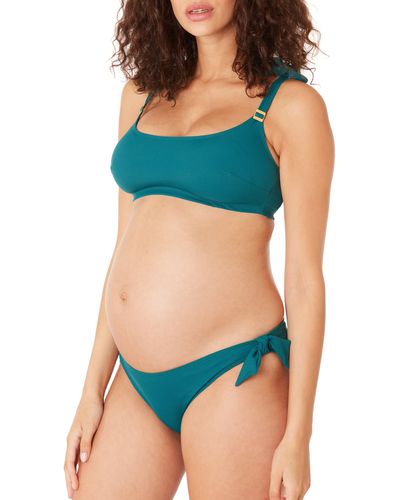 Cache Coeur Porto Vecchio Maternity Two-piece Swimsuit - Green