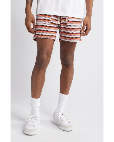 KROST Calico Shell Knit Shorts - Multicolor