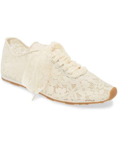 Jeffrey Campbell Wing Lace Sneaker - Natural