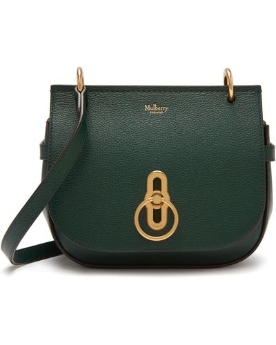 Mulberry Small Amberley Leather Satchel - Green