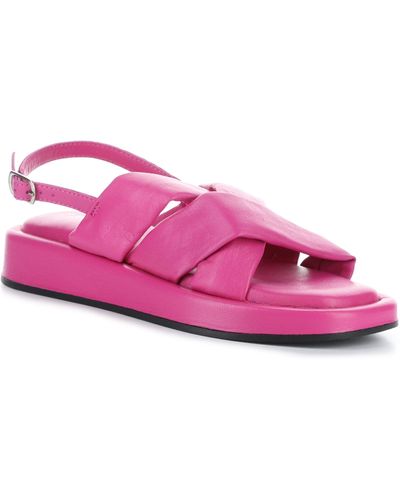 Bos. & Co. Blitz Slingback Platform Sandal - Pink