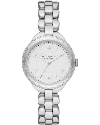 Kate Spade Morningside Scallop Bracelet Watch - Gray