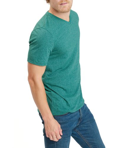 Threads For Thought Slim Fit V-neck T-shirt - Green