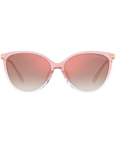 Michael Kors Dupont 58mm Gradient Cat Eye Sunglasses - Pink