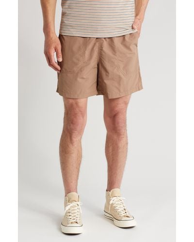 BP. Nylon Shorts - Brown