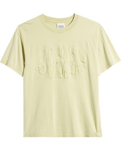 PacSun Trippy Cotton Graphic T-shirt - Yellow