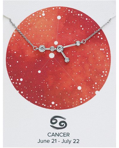 Sterling Forever Constellation Necklace - Red