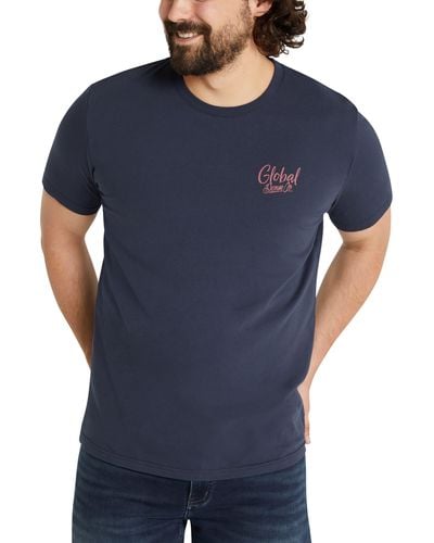 Johnny Bigg Global Denim Co. Graphic T-shirt - Blue