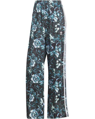 adidas Firebird Floral Track Pants - Blue