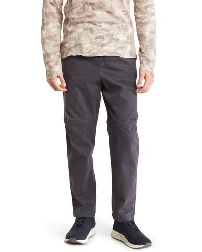 ATM Washed Twill Pull-on Pants In Washed Black At Nordstrom Rack