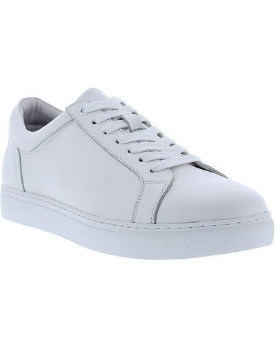 Zanzara Vester Leather Low Top Sneaker - White