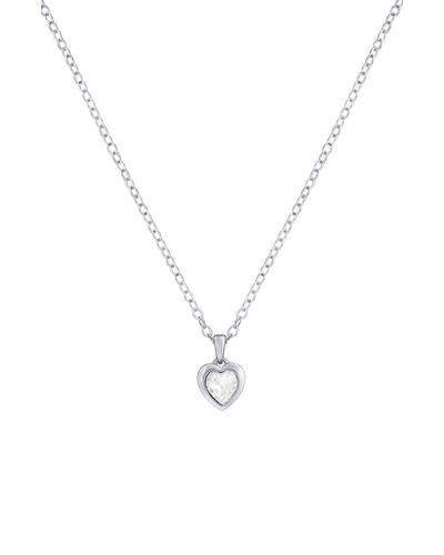 Ted Baker Hannela Swarovski Crystal Heart Pendant Necklace - Blue