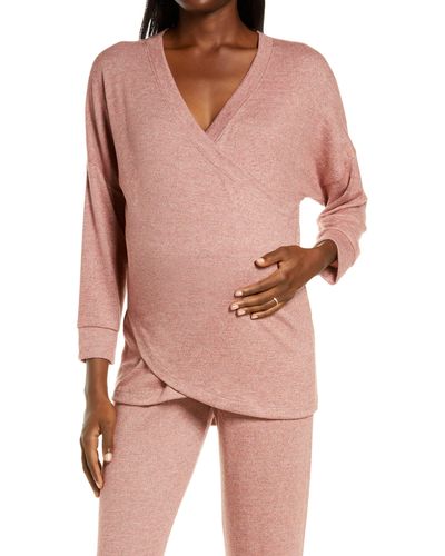 Belabumbum Anytime Nursing/maternity Sweatshirt - Pink