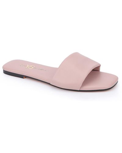 Yosi Samra Renee Slide Sandal - Pink