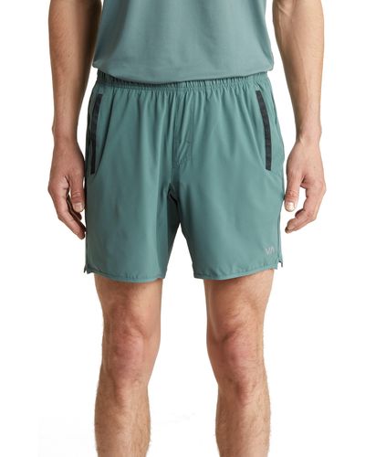 RVCA yogger Stretch Athletic Shorts - Green