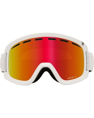 Dragon D1 Otg Snow goggles With Bonus Lens - Orange