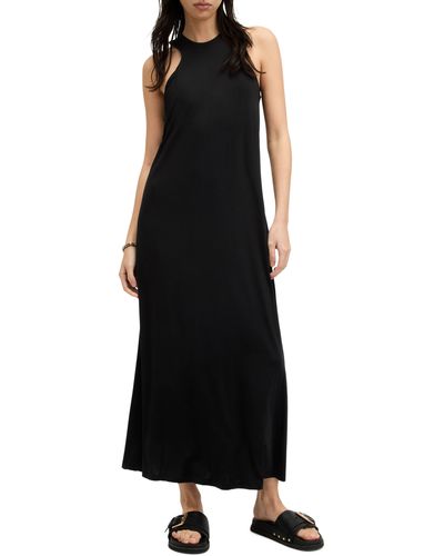 AllSaints Kura Sleeveless Maxi Dress - Black
